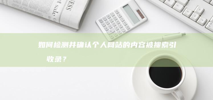 如何检测并确认个人网站的内容被搜索引擎收录？